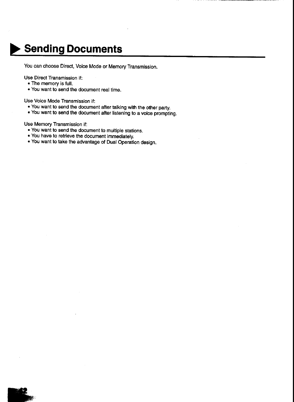 Sending documents | Panasonic UF-333 User Manual | Page 44 / 140