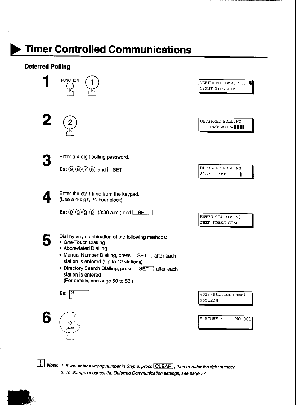 Timer controlled communications | Panasonic UF-333 User Manual | Page 70 / 140