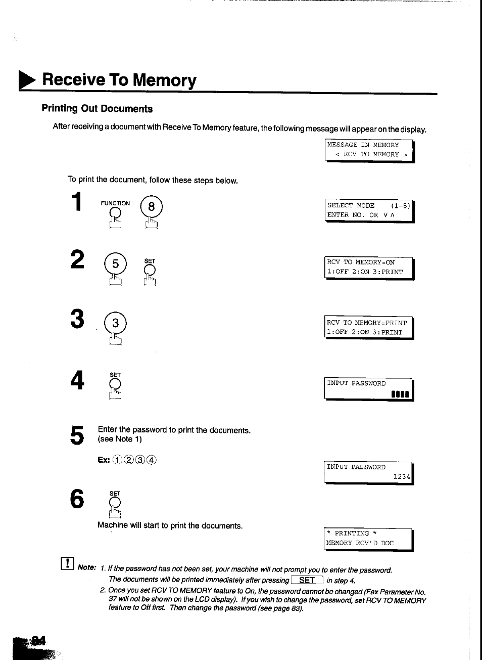 Panasonic UF-333 User Manual | Page 86 / 140