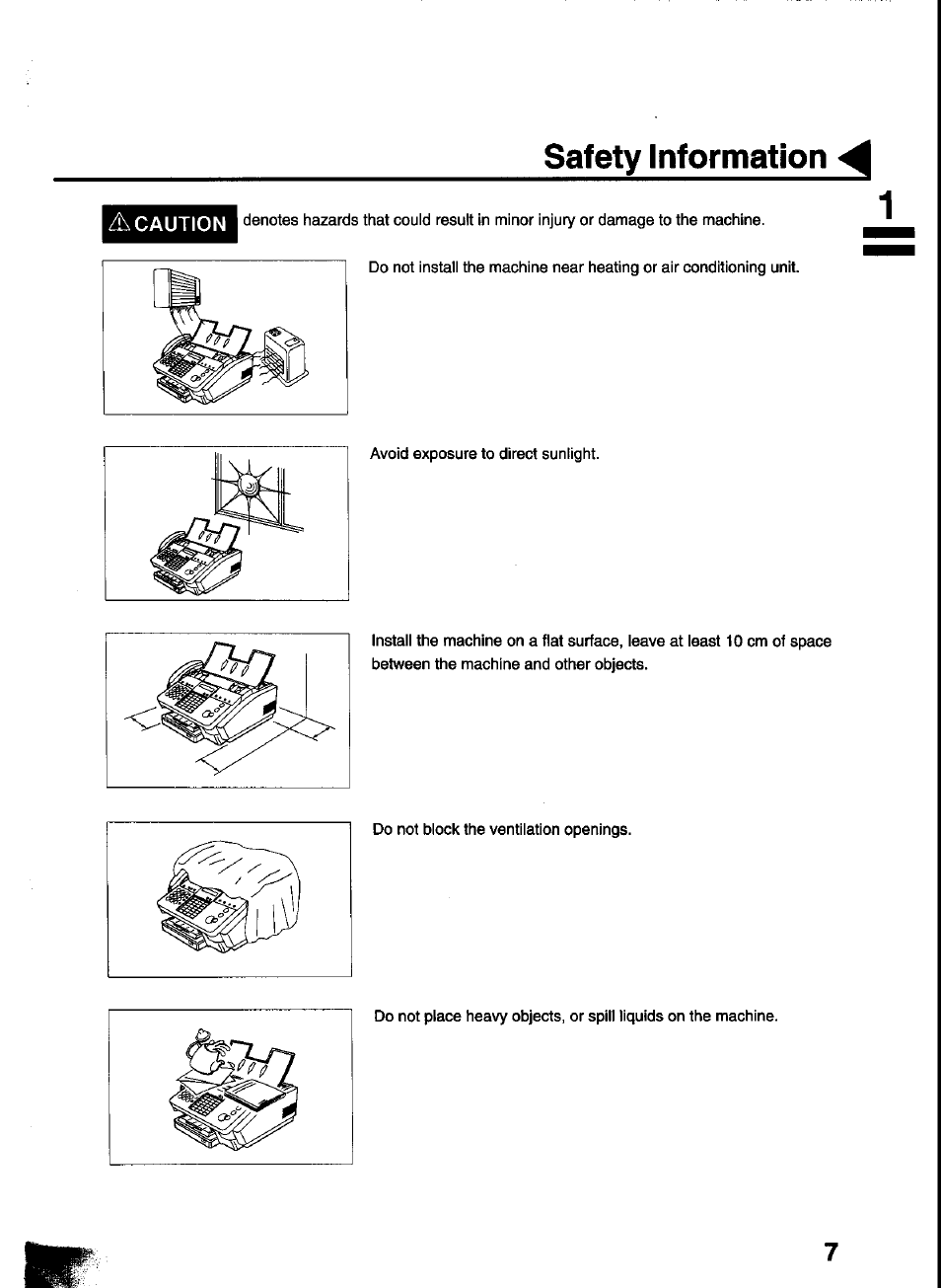 Safety information | Panasonic UF-333 User Manual | Page 9 / 140