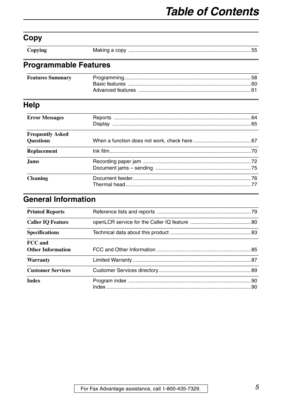 Panasonic KX-FHD332 User Manual | Page 5 / 92