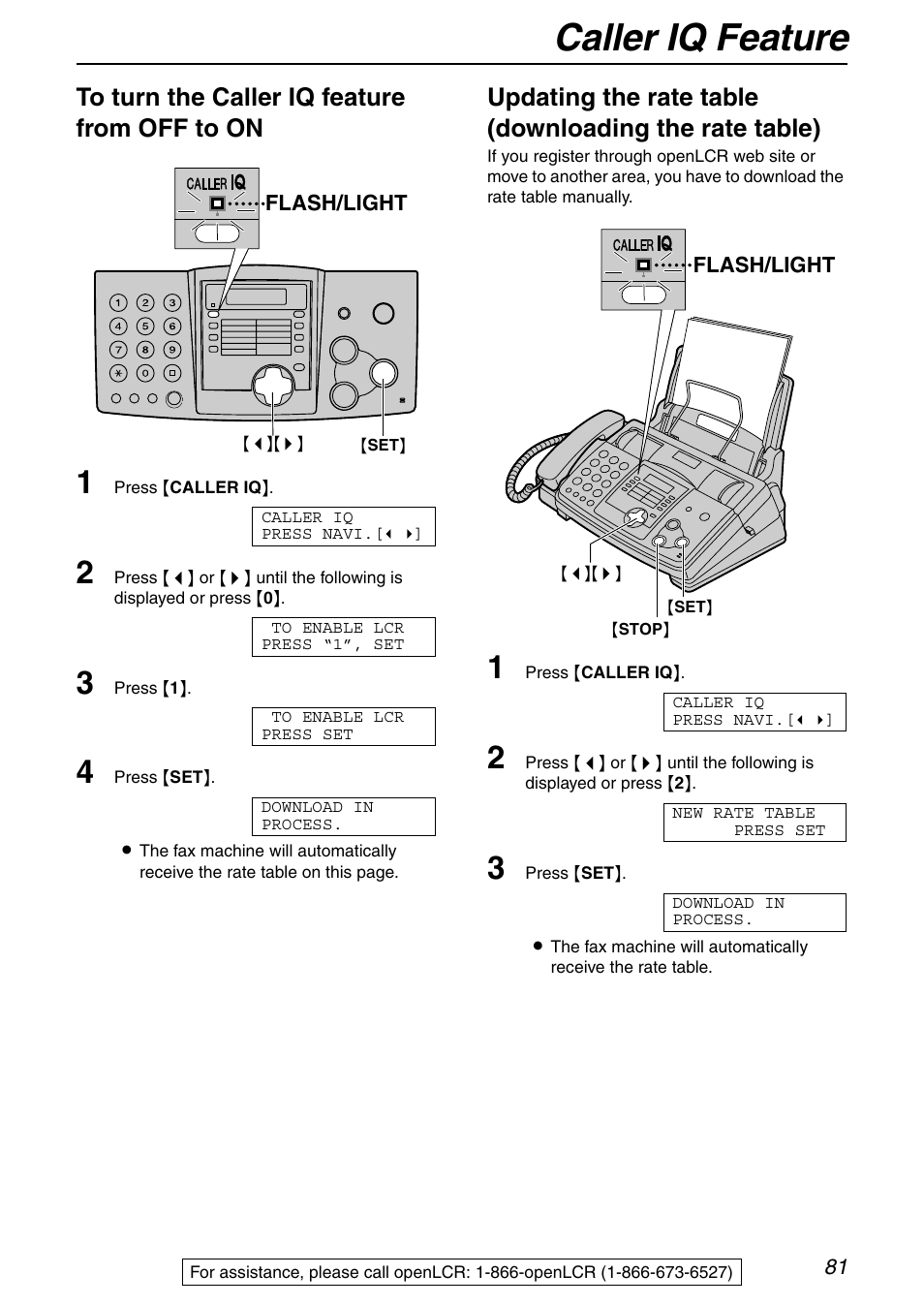 Caller iq feature | Panasonic KX-FHD332 User Manual | Page 81 / 92