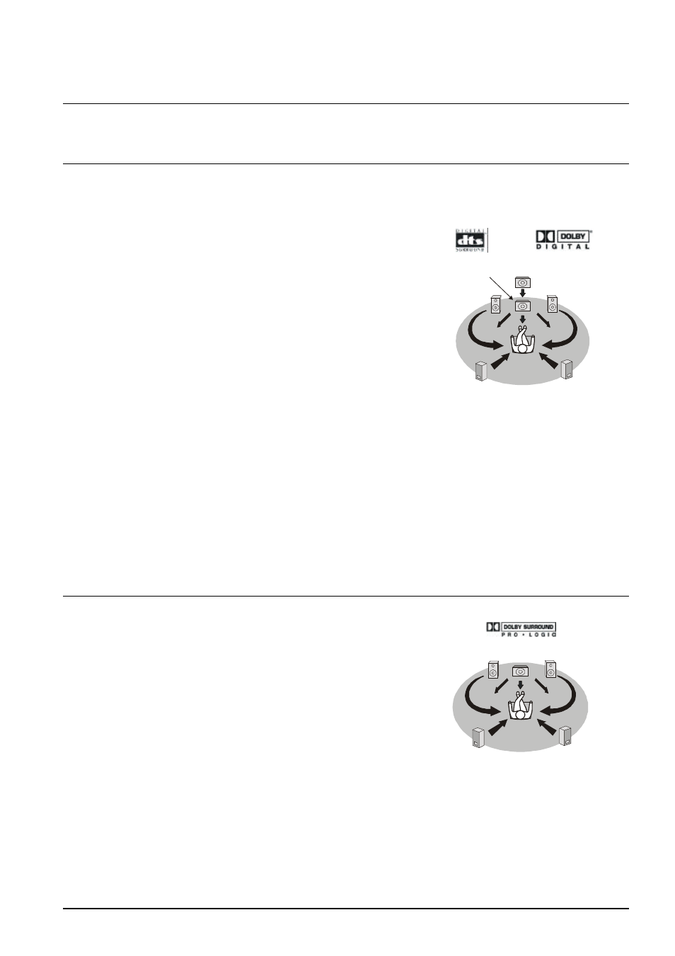 Surround sound systems | Panasonic TX-86PW100A User Manual | Page 19 / 48