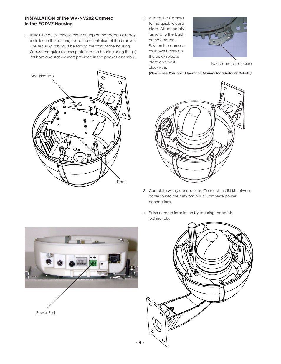 Panasonic VIDEOALARM PODV7CWNS/PODV7CPNS User Manual | Page 4 / 10