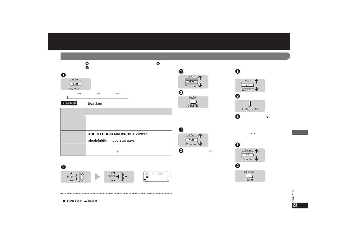 P23 （つづき | Panasonic SJ-MR270 User Manual | Page 23 / 40