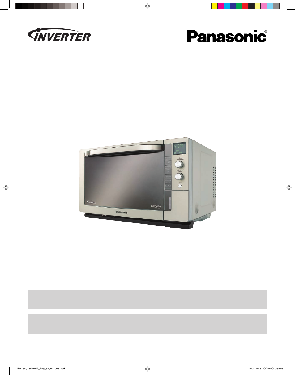 Panasonic NN-CS597S User Manual | 44 pages