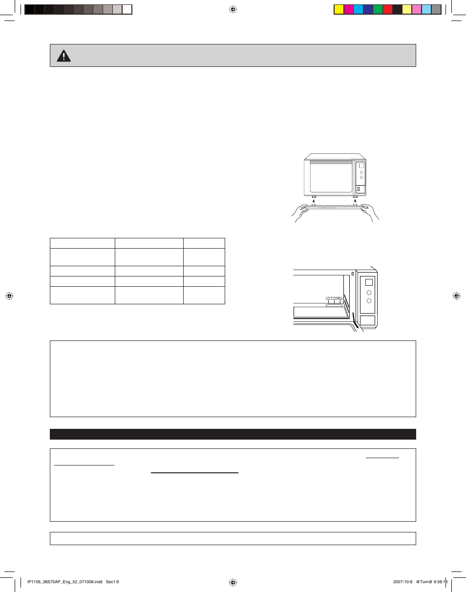 Accessories safety precautions, Drip tray, Ceramic cover | Glass tray, Metal pan | Panasonic NN-CS597S User Manual | Page 11 / 44