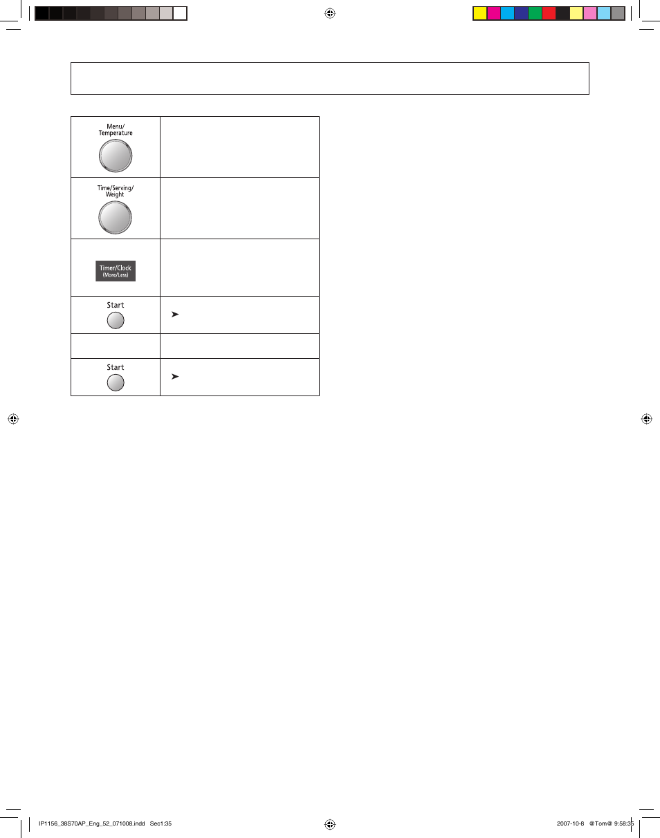 Combination auto menu feature, Continued) | Panasonic NN-CS597S User Manual | Page 37 / 44