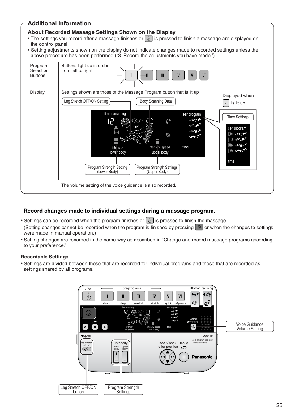 Additional information | Panasonic EP322 User Manual | Page 27 / 41