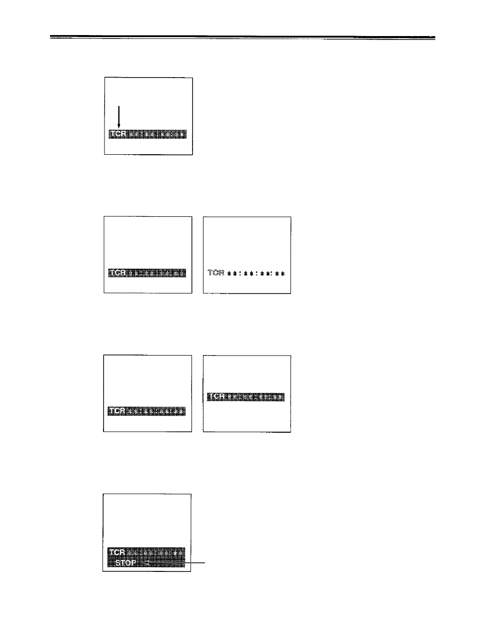 Superimposed display screens | Panasonic AJ-D230HP User Manual | Page 22 / 39