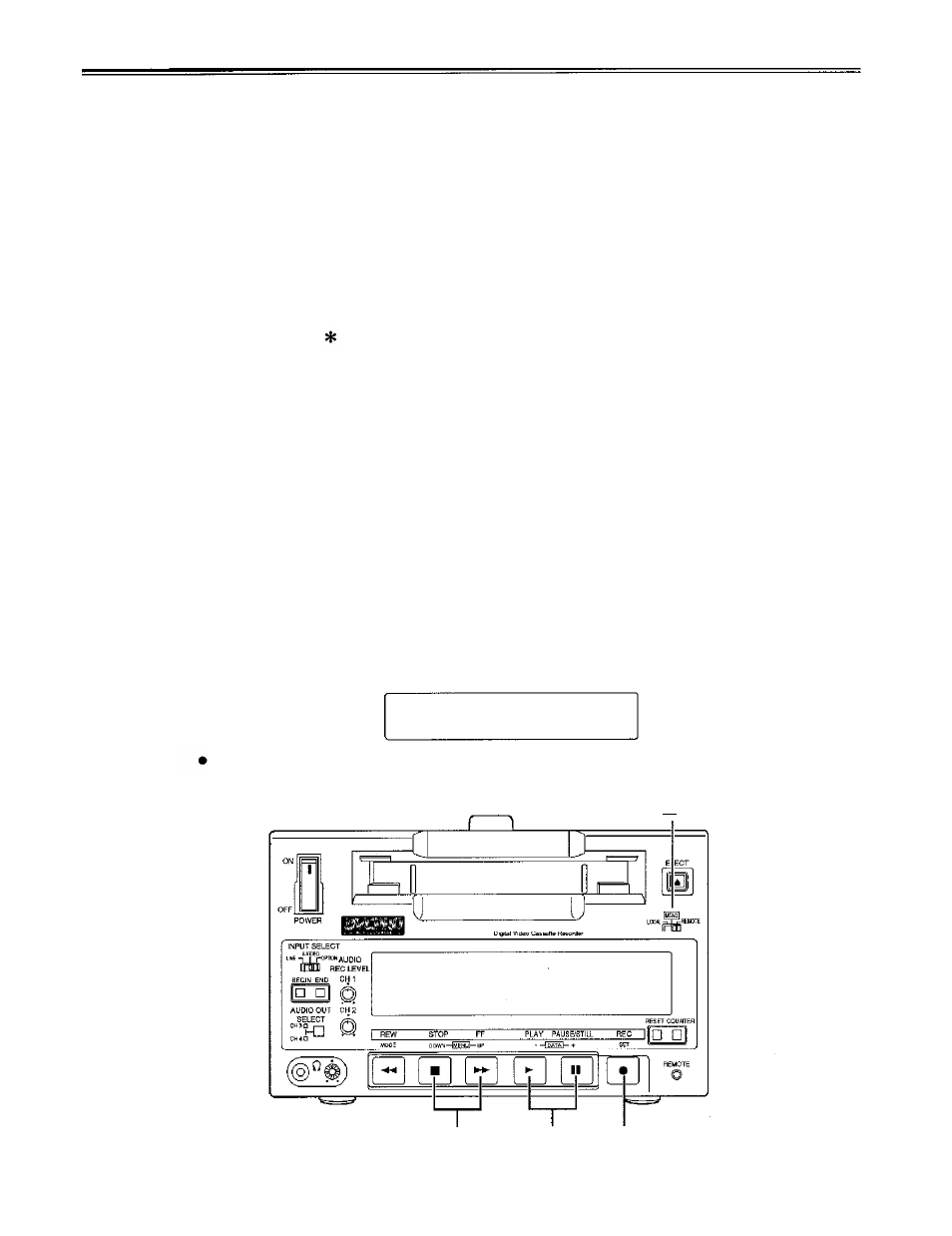 Set-up (default settings) | Panasonic AJ-D230HP User Manual | Page 23 / 39