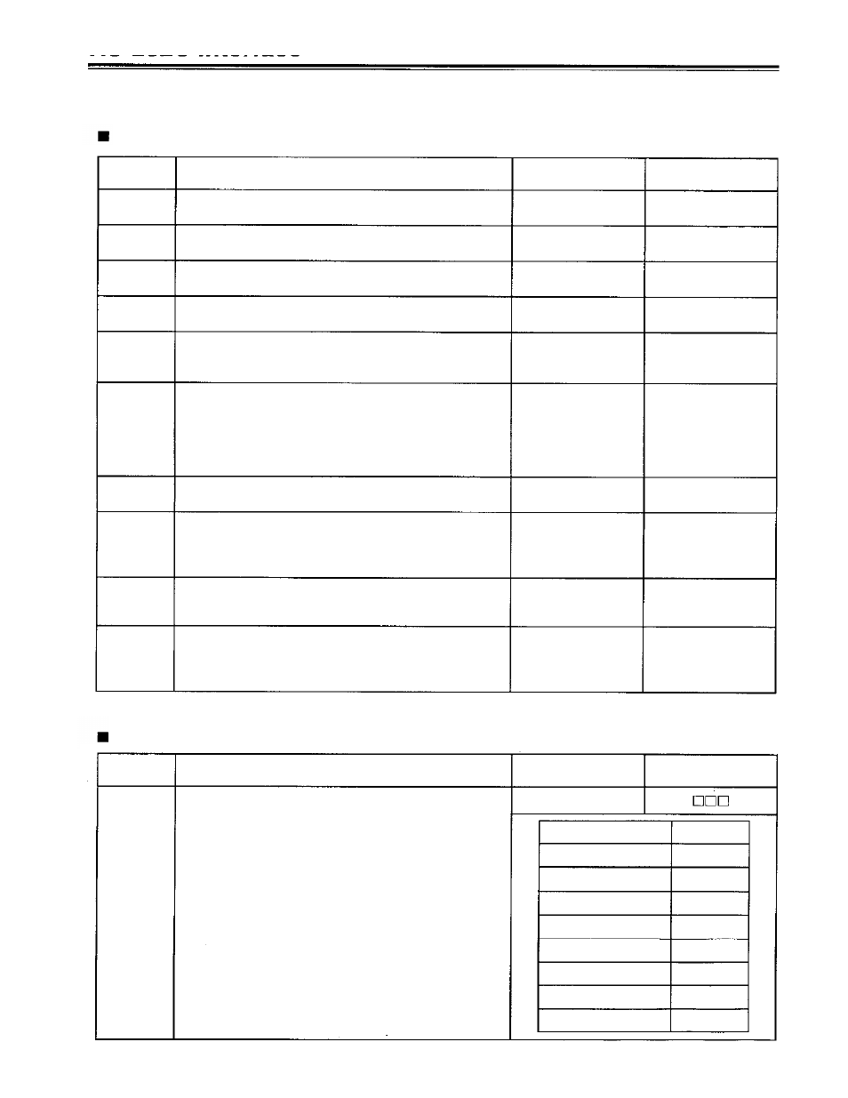 4) command list, Rs-232c interface | Panasonic AJ-D230HP User Manual | Page 34 / 39