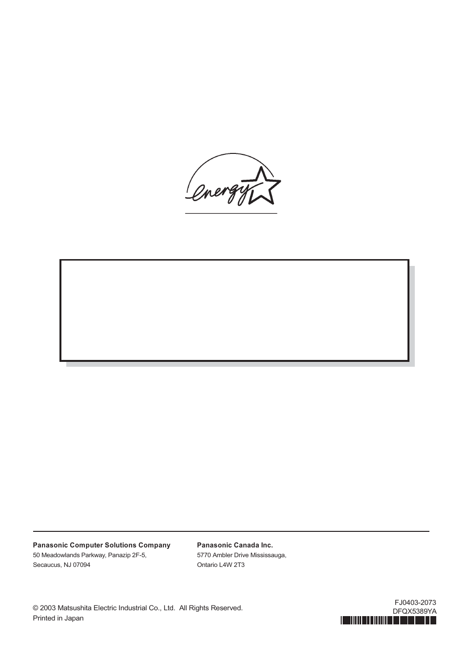 Panasonic CF-18 Series User Manual | Page 44 / 44