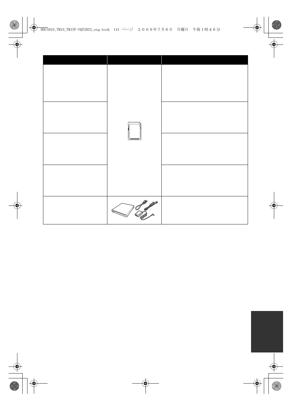 Panasonic VQT2H52 User Manual | Page 141 / 152