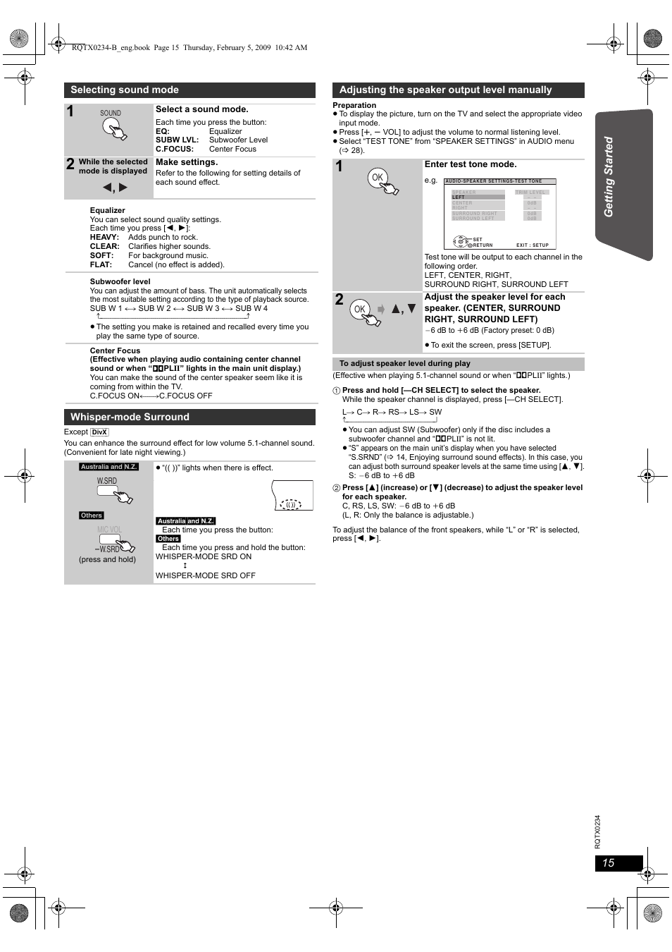 Panasonic SC-PT875 User Manual | Page 15 / 40