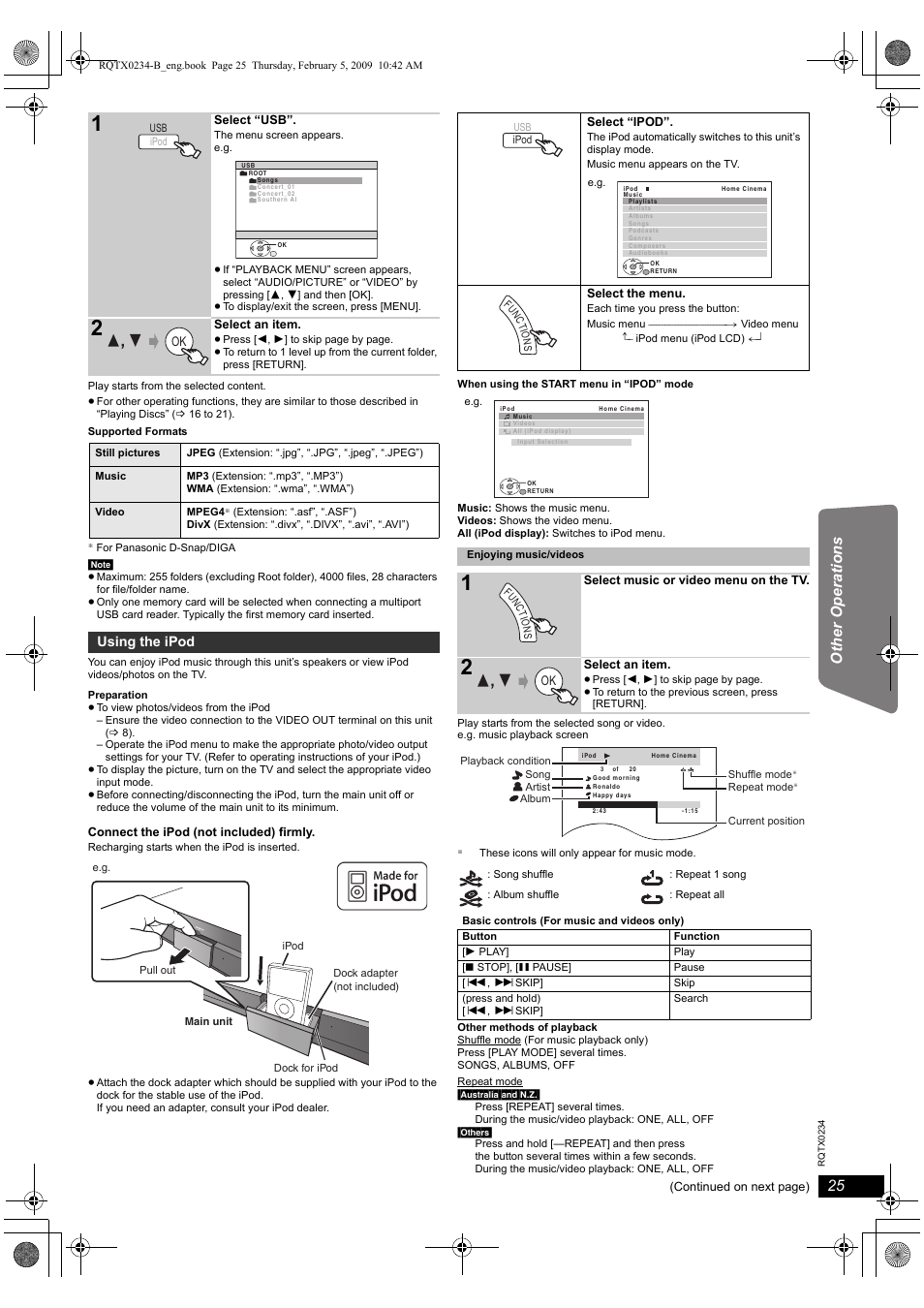Panasonic SC-PT875 User Manual | Page 25 / 40