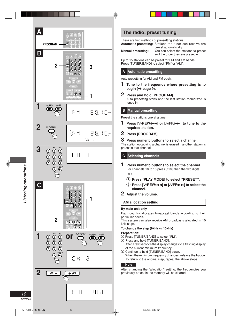 Panasonic SCPM19 User Manual | Page 10 / 28