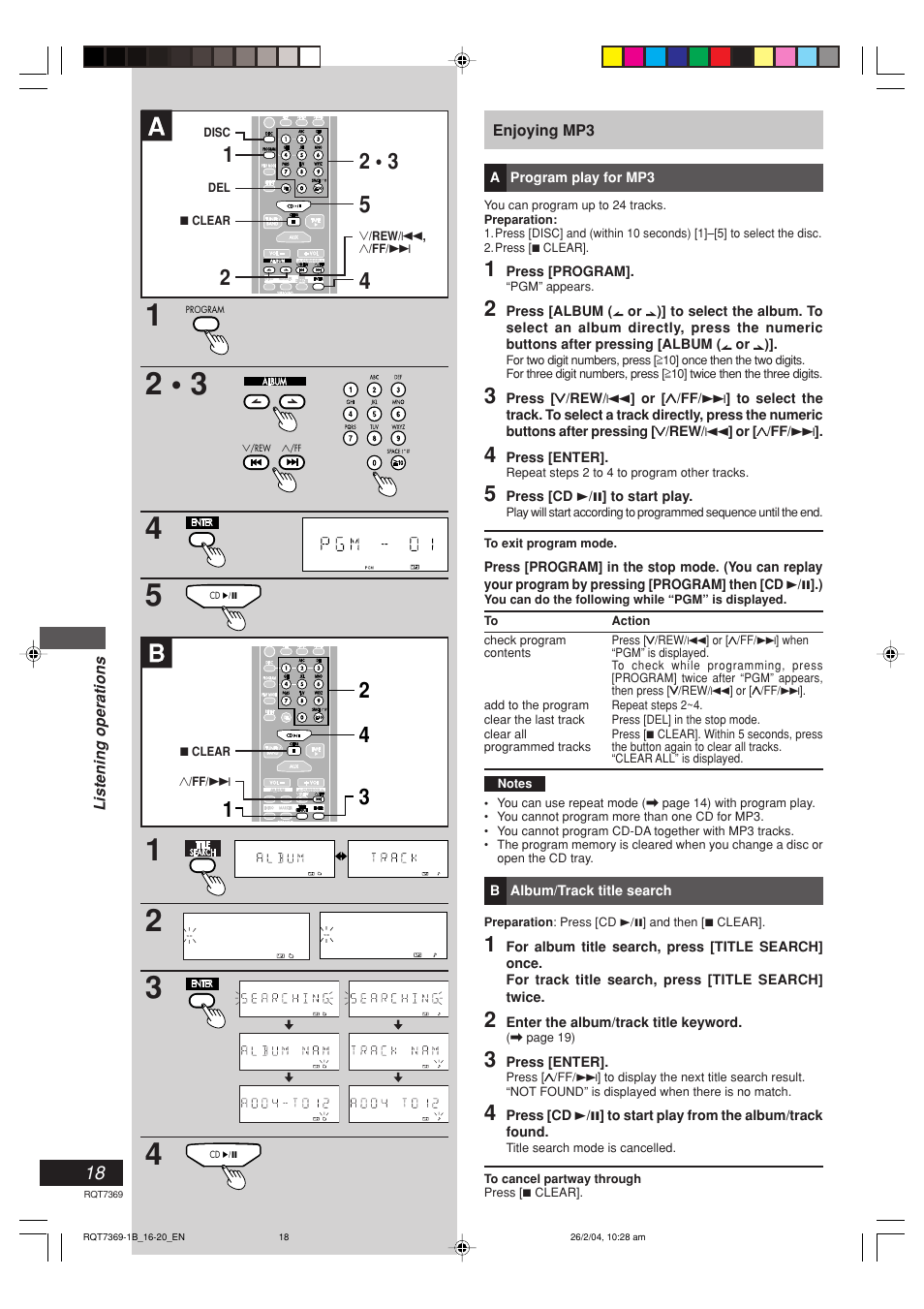 Panasonic SCPM19 User Manual | Page 18 / 28