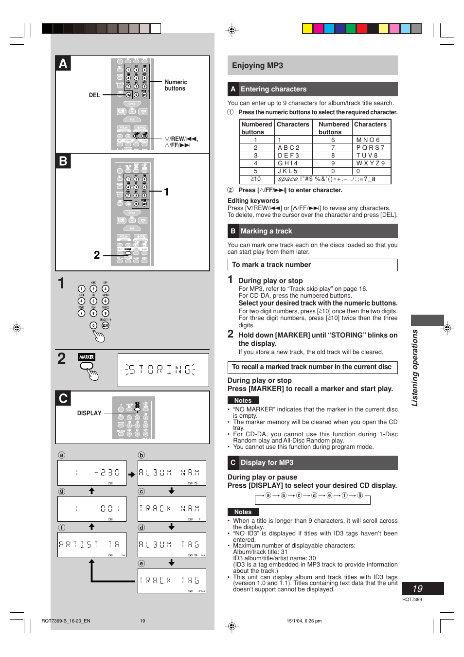 12 c | Panasonic SCPM19 User Manual | Page 19 / 28