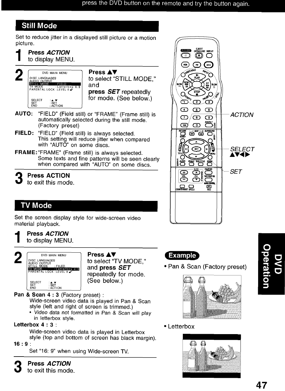 Panasonic PV-D4752 User Manual | Page 47 / 60