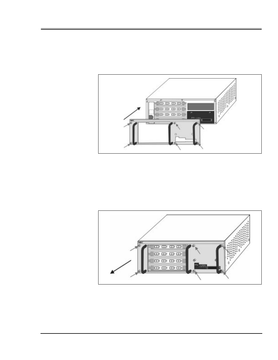 Installing the front cover, Removing the front cover, Installing the front cover -15 | Panasonic 1200N User Manual | Page 131 / 256