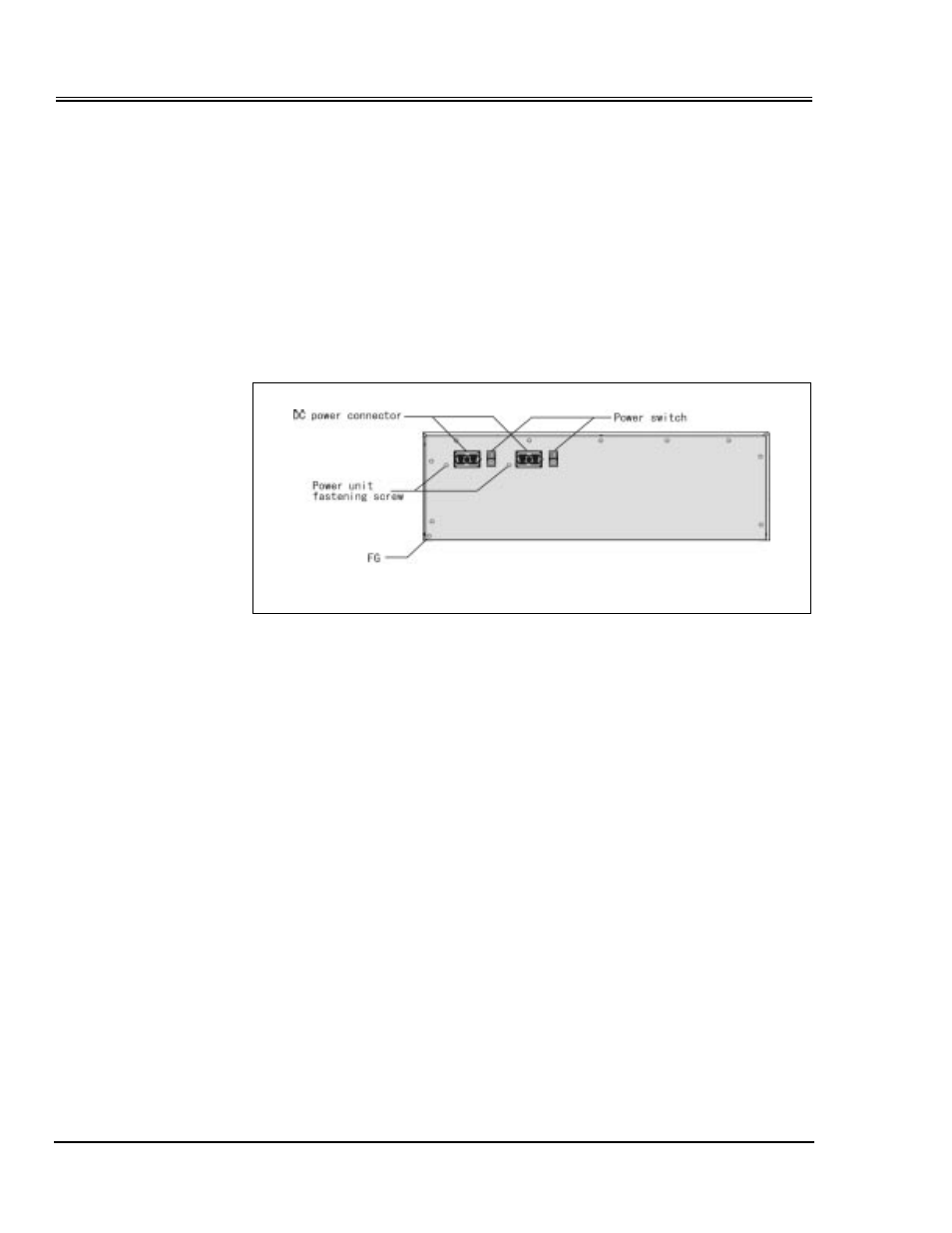Back view, Power switch, Dc power connector | Power unit fastening screw, Back view -4 | Panasonic 1200N User Manual | Page 32 / 256