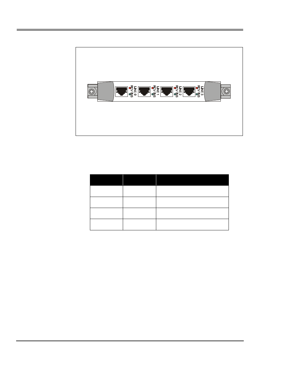 155 mbps utp5 line card, Rcv/ins, 155 mbps utp5 line card -8 | Panasonic 1200N User Manual | Page 36 / 256