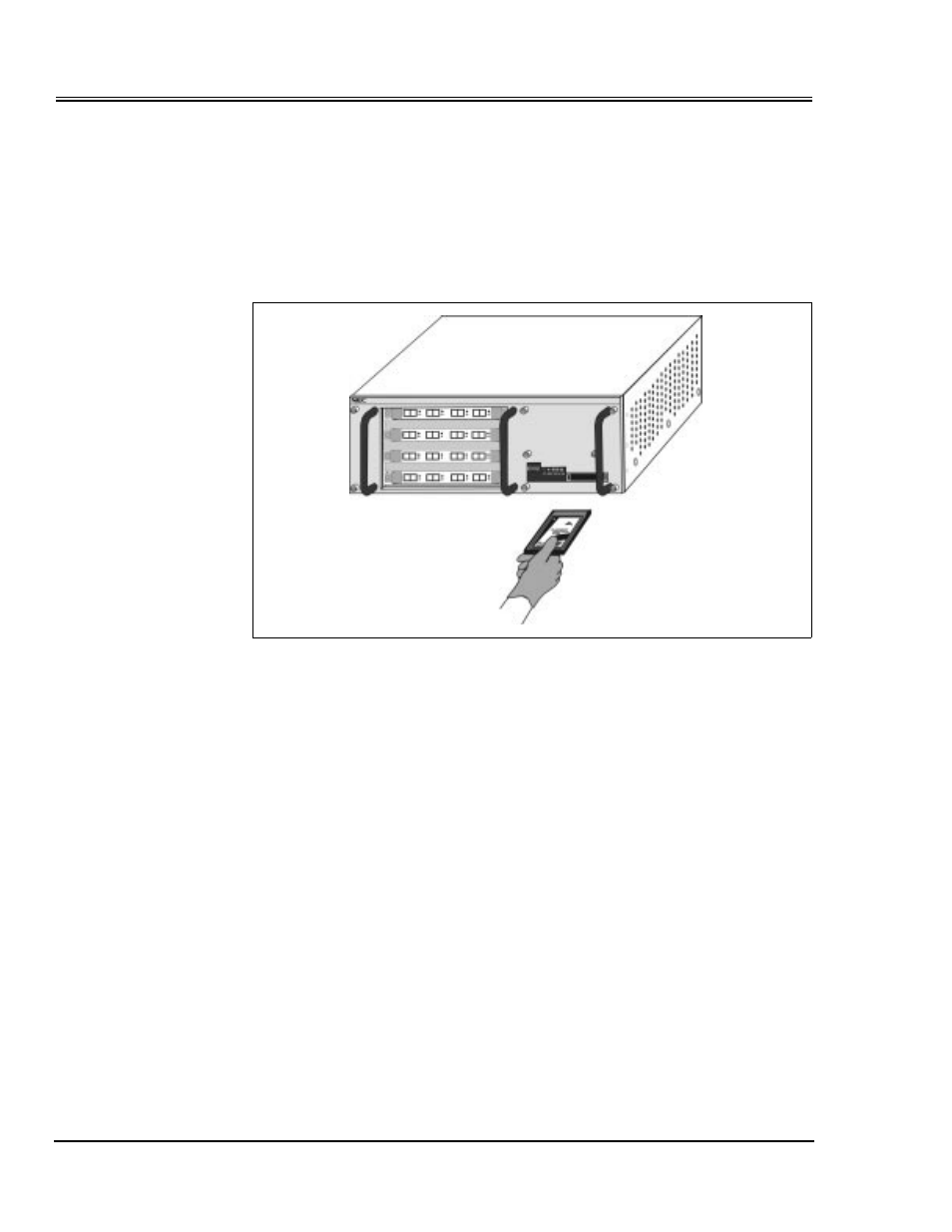 Mat connection, Inserting pcmcia cards, Mat connection -14 | Inserting pcmcia cards -14, Removing the switch/cpu card | Panasonic 1200N User Manual | Page 84 / 256