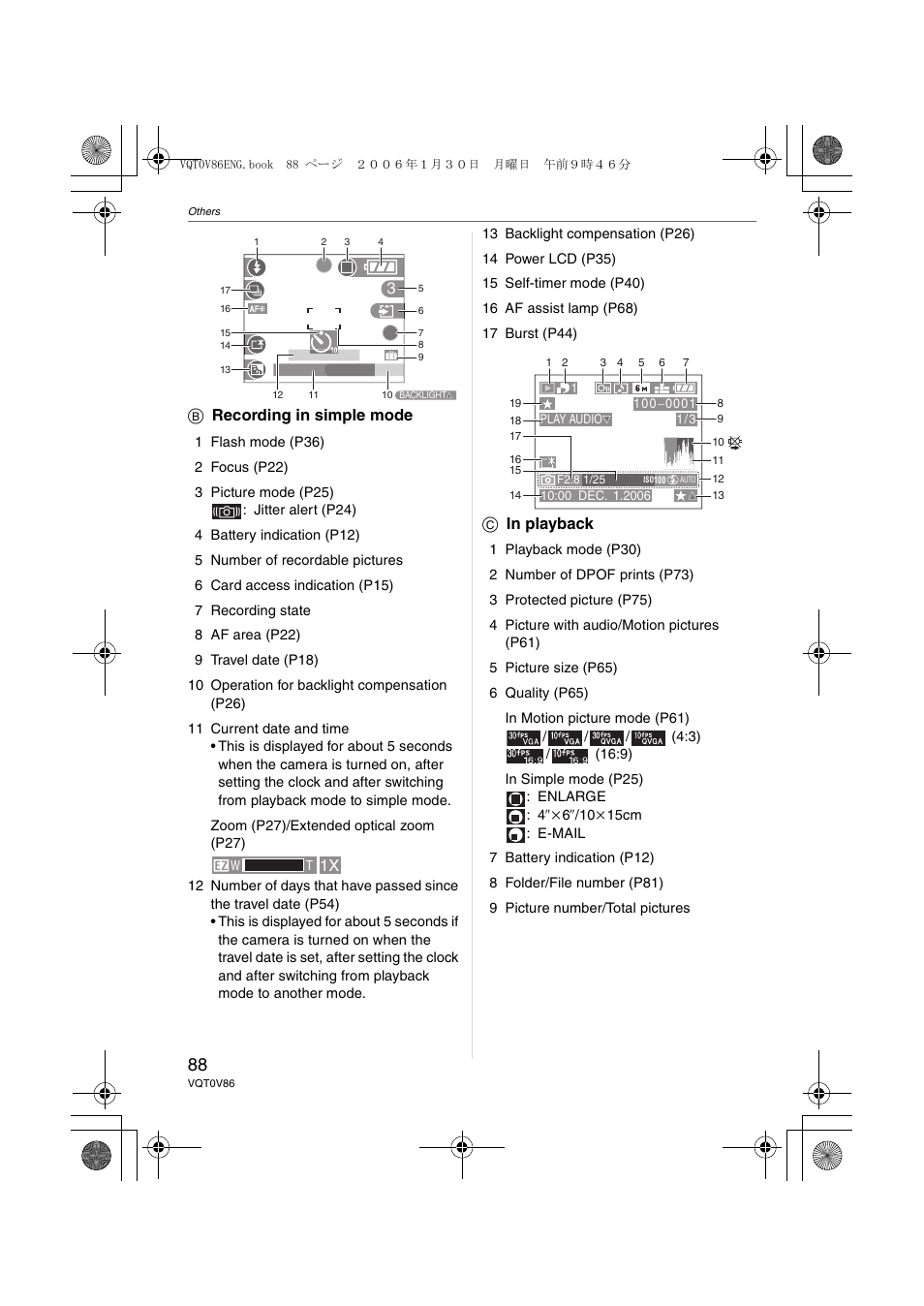 Panasonic DMC-FX01 User Manual | Page 88 / 116