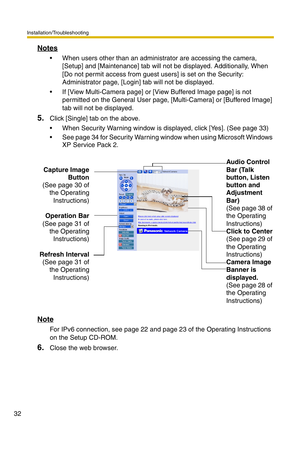 Panasonic BB-HCM331 User Manual | Page 32 / 64