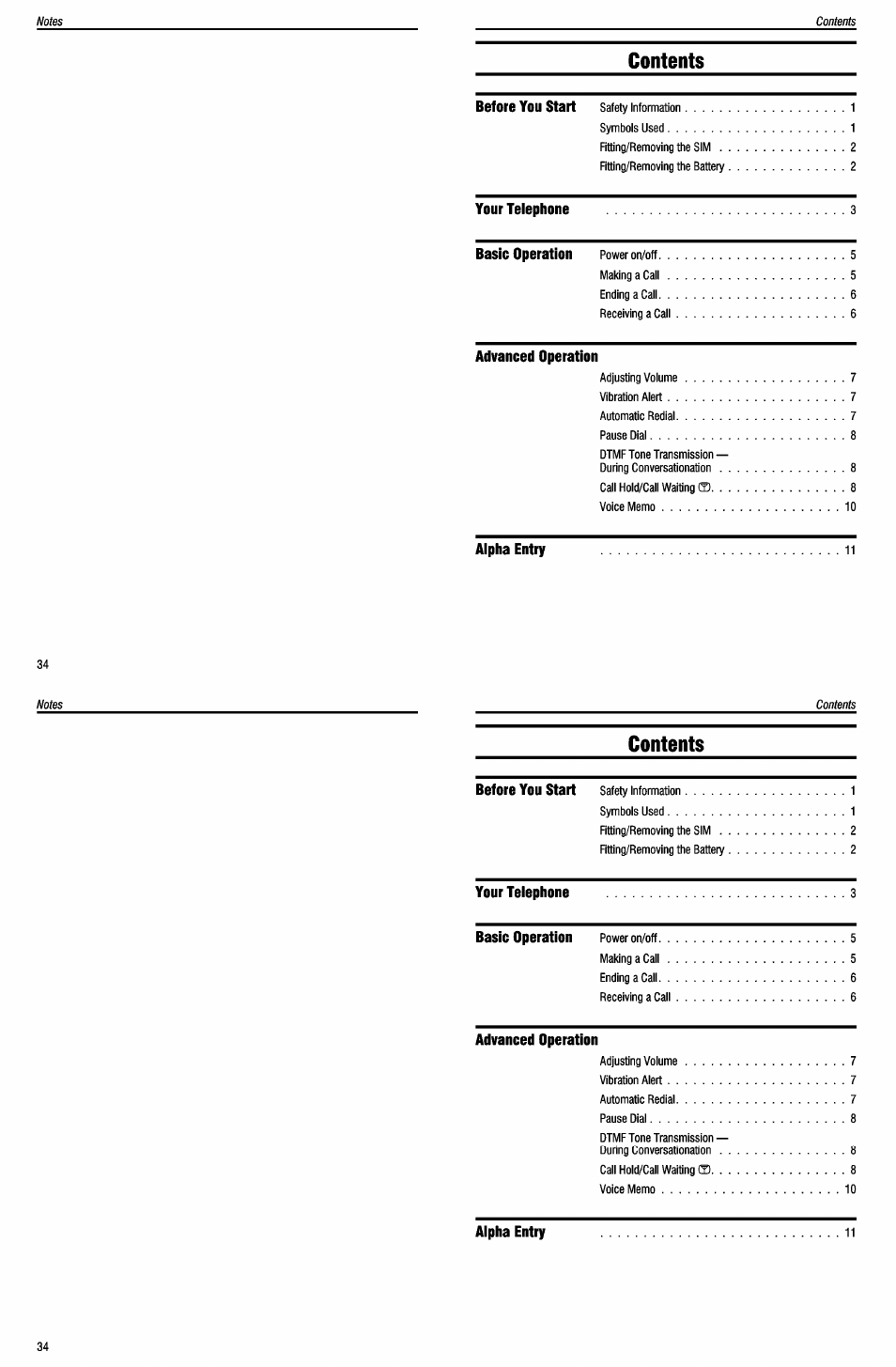 Panasonic EB-G500 User Manual | Page 38 / 40
