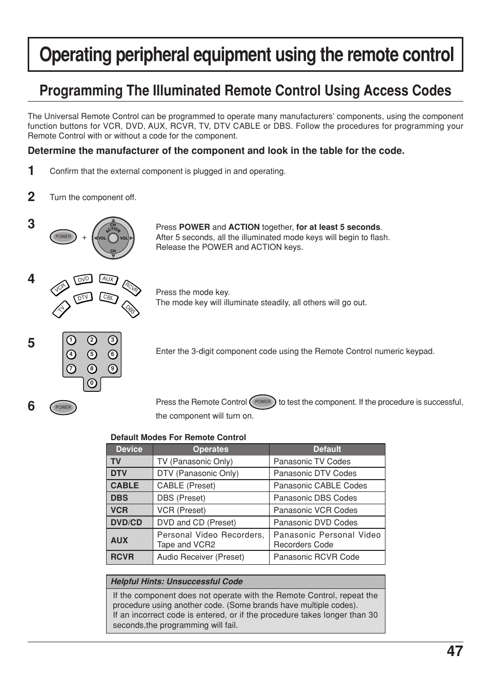Panasonic CT 34WX53 User Manual | Page 47 / 64