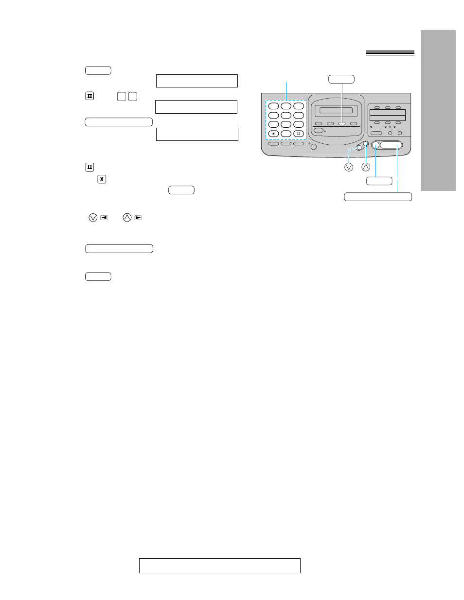 Setting your facsimile telephone number, Quick start | Panasonic KX-F880 User Manual | Page 15 / 84