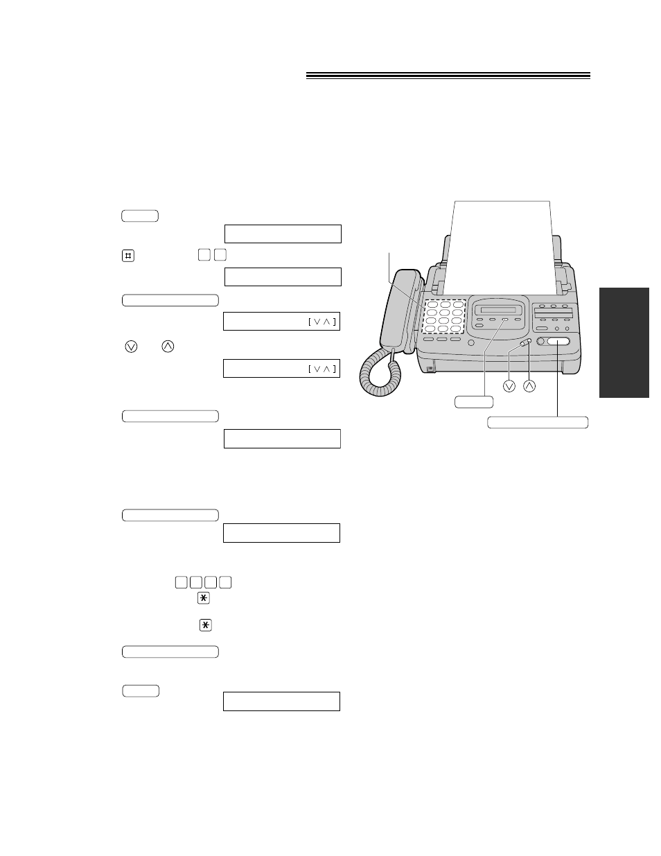 Delayed transmission, Sending a fax at a later time) | Panasonic KX-F880 User Manual | Page 39 / 84