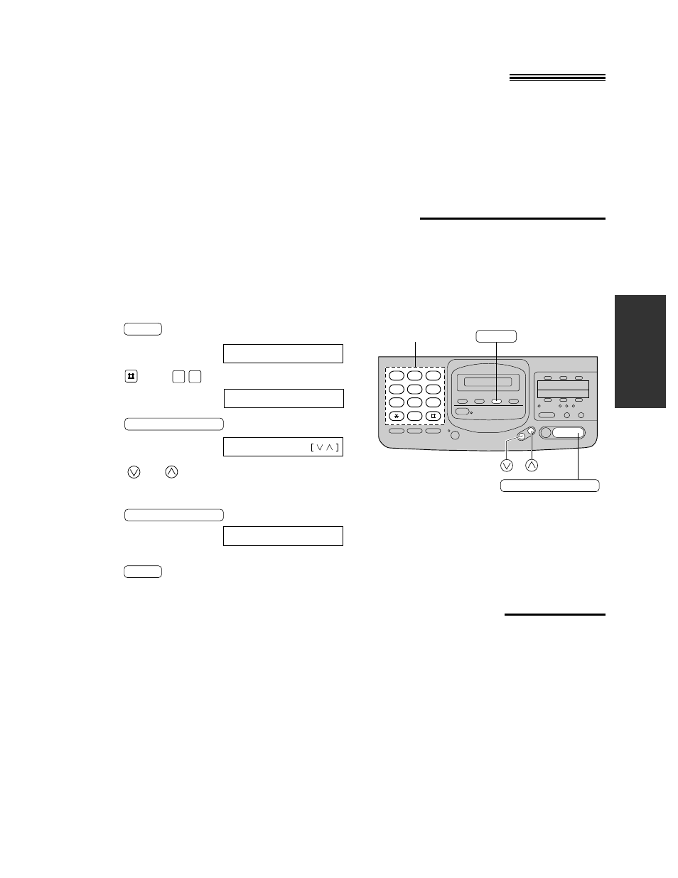 Receiving with a distinctive ring service, Setting the distinctive ringing pattern, How the unit will answer in each receive mode | Panasonic KX-F880 User Manual | Page 43 / 84