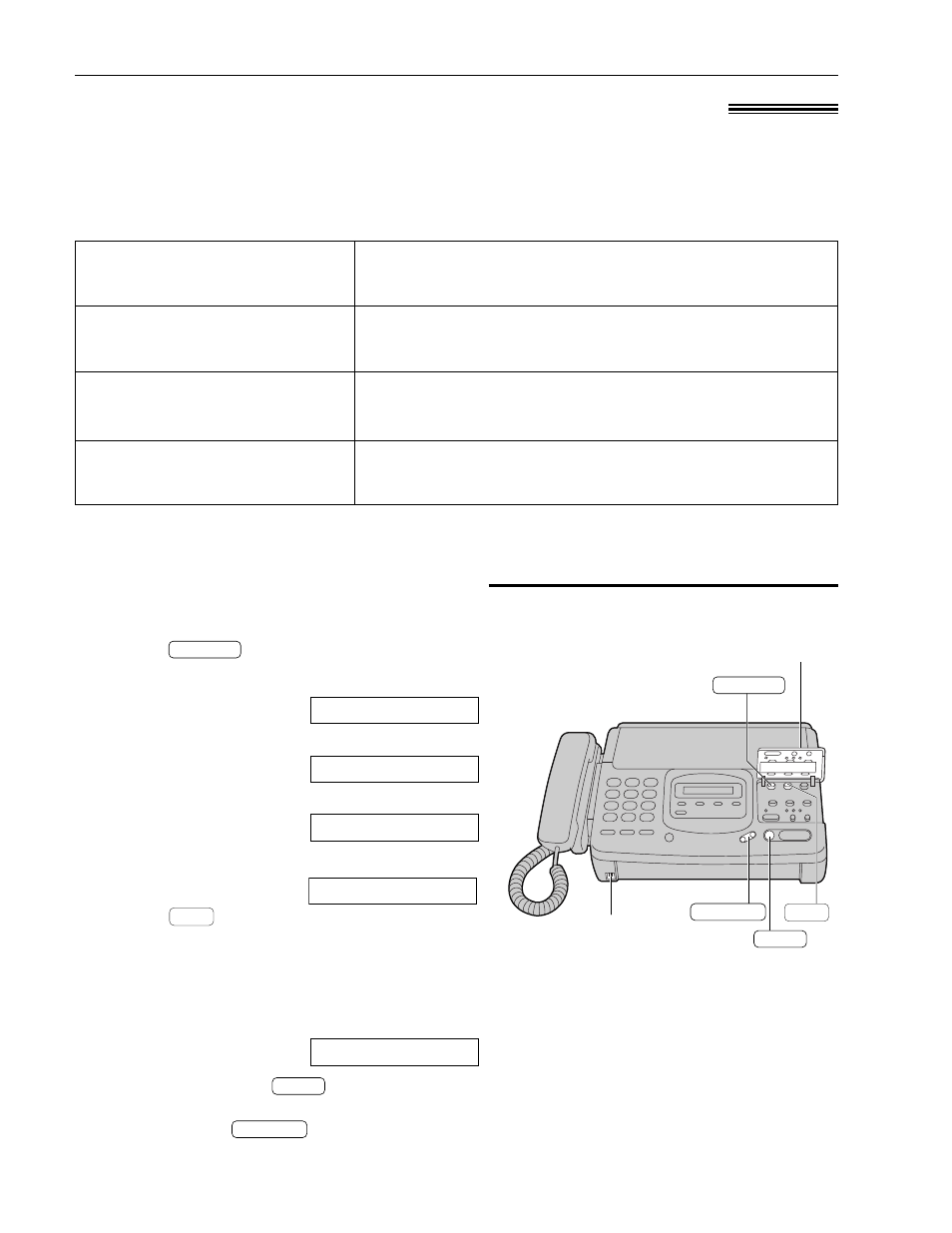 Answering device, Recording your own greeting messages, Recording a greeting message | Suggested messages | Panasonic KX-F880 User Manual | Page 44 / 84