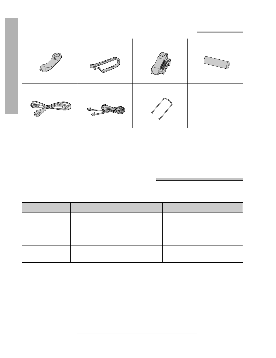 Before you start, Included accessories, Accessory order information | Quick start | Panasonic KX-F880 User Manual | Page 6 / 84