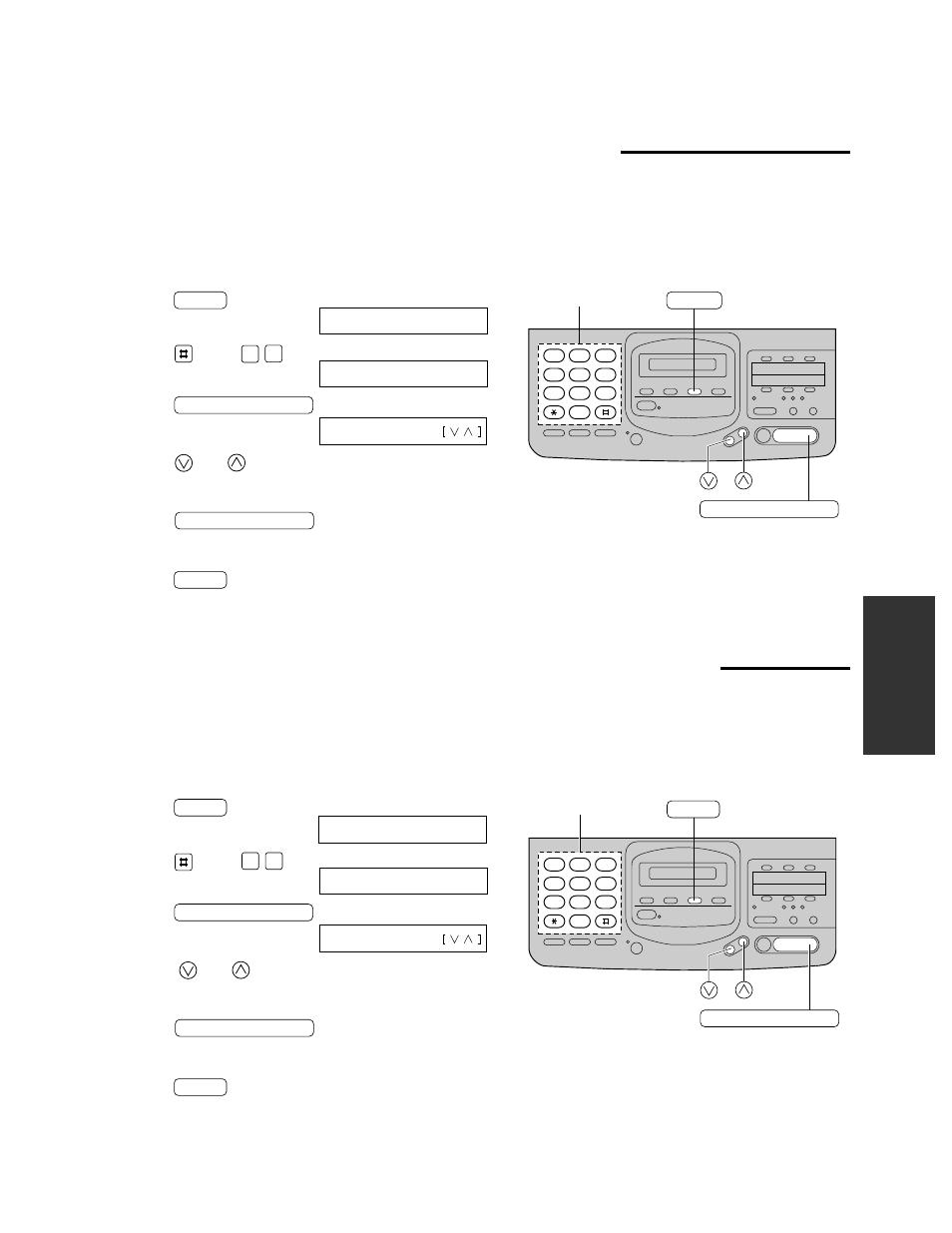 Setting the transmission report printing, Setting the journal report to print automatically | Panasonic KX-F880 User Manual | Page 67 / 84