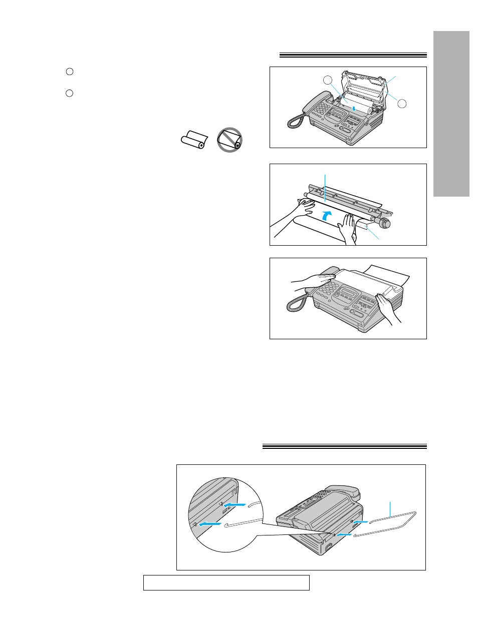 Quick start | Panasonic KX-F880 User Manual | Page 9 / 84