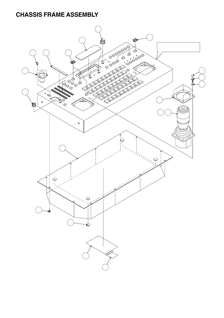 Chassis frame assembly | Panasonic AW-RP655N User Manual | Page 2 / 16
