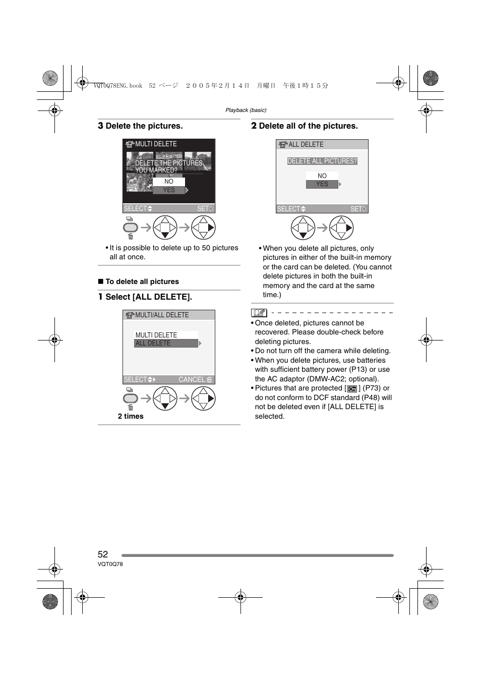 Panasonic DMC-LS1GN User Manual | Page 52 / 104