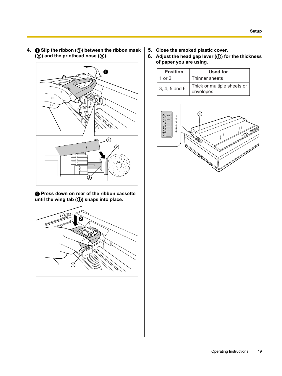 Panasonic KX-P1121E User Manual | Page 19 / 43