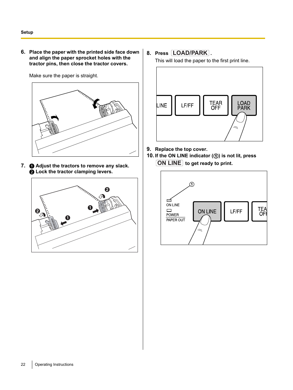 Panasonic KX-P1121E User Manual | Page 22 / 43