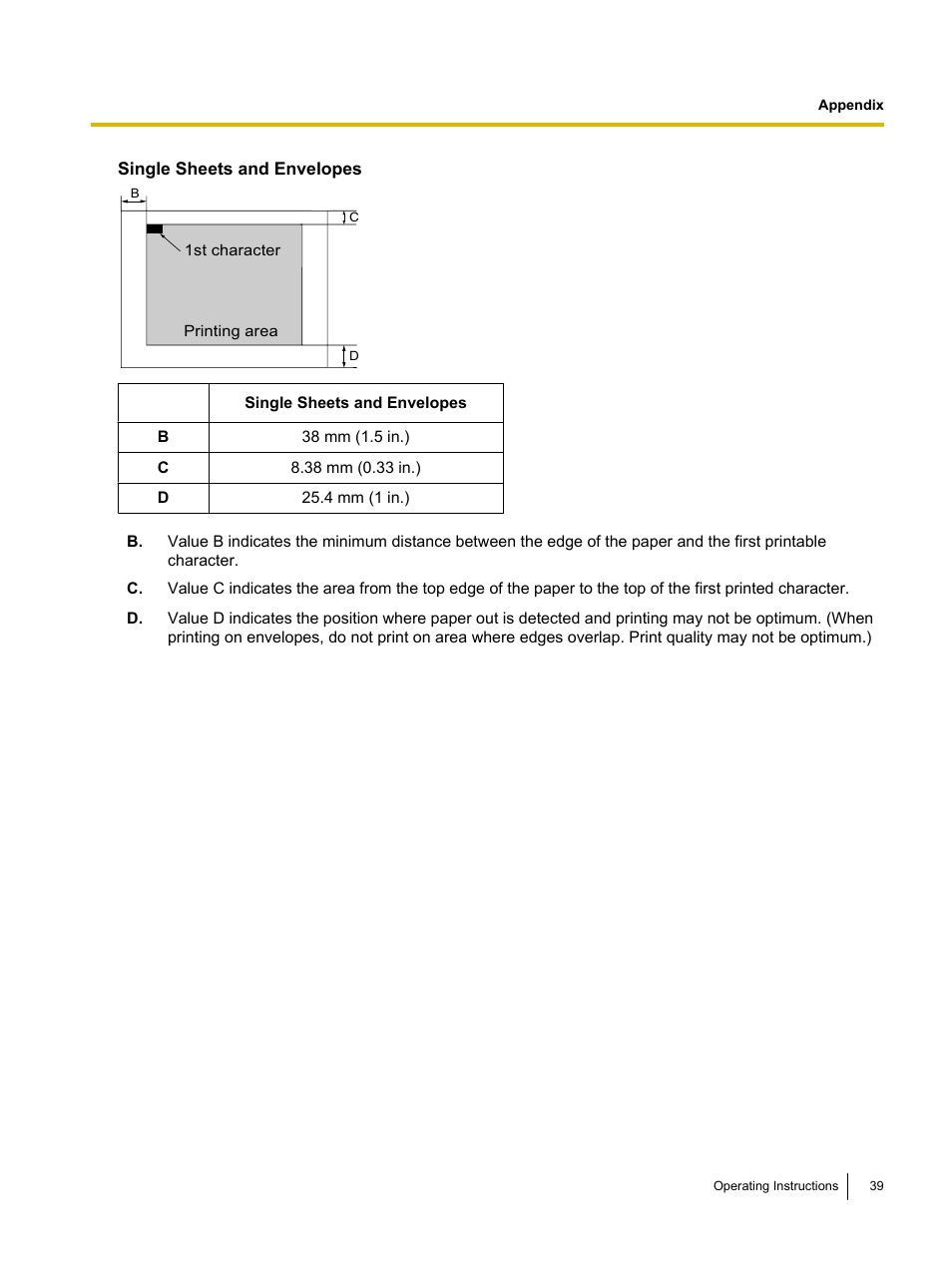 Panasonic KX-P1121E User Manual | Page 39 / 43