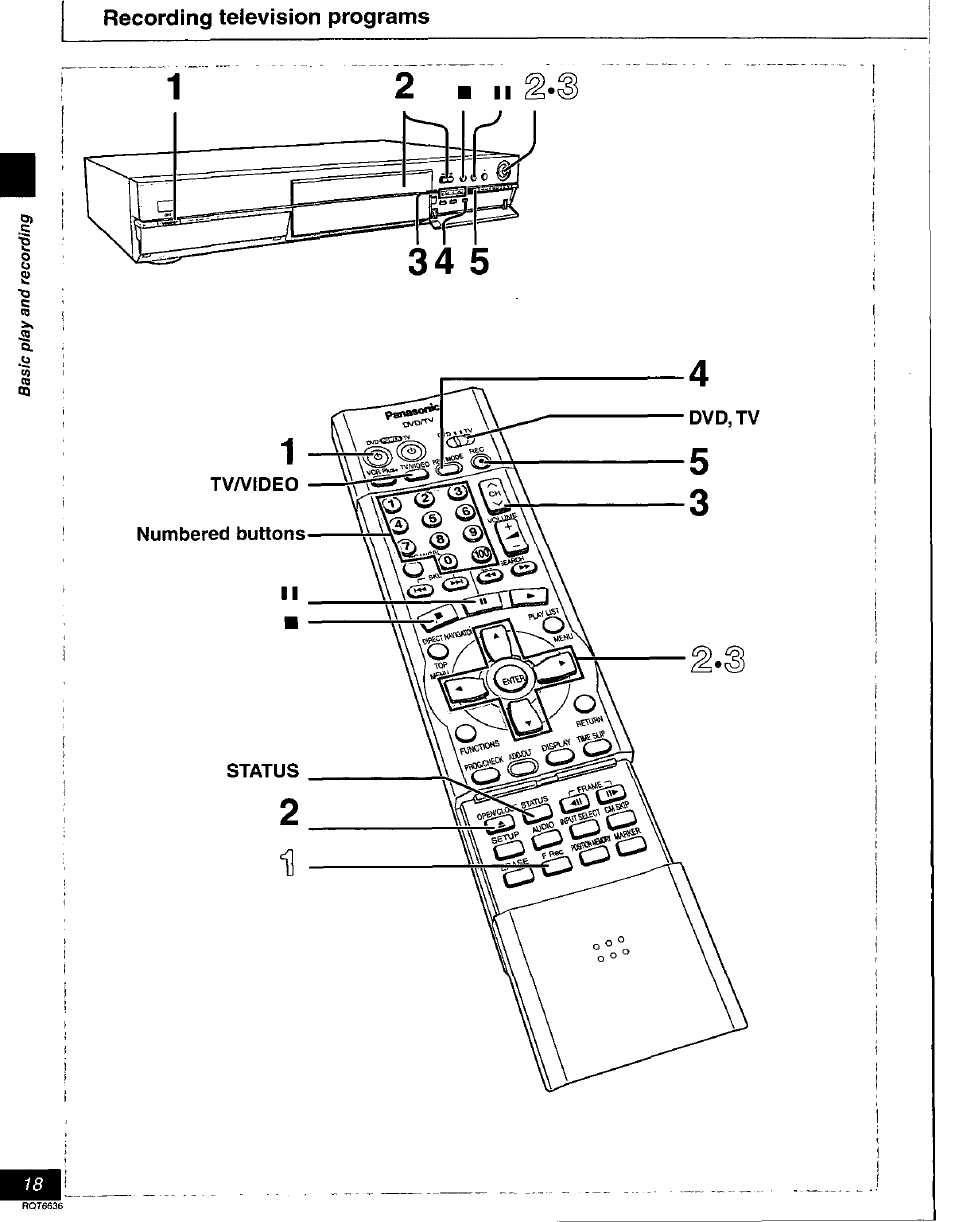 Panasonic DMR-T3030 User Manual | Page 18 / 64