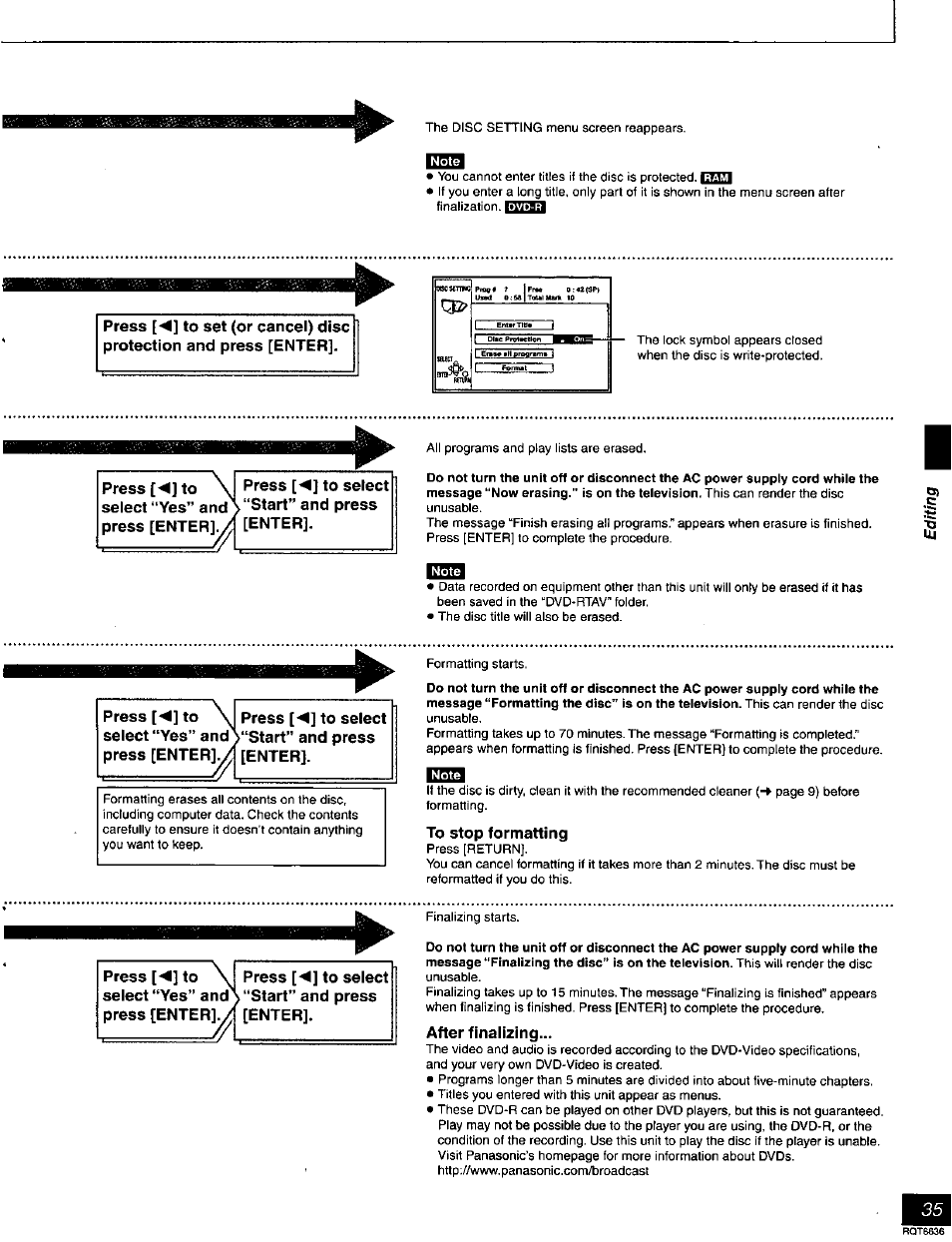 Panasonic DMR-T3030 User Manual | Page 35 / 64