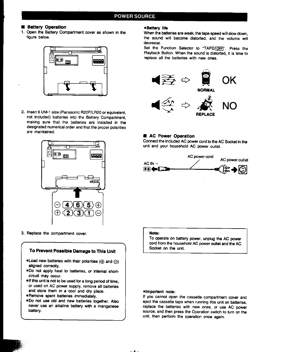 Panasonic RX-CS710 User Manual | Page 4 / 12
