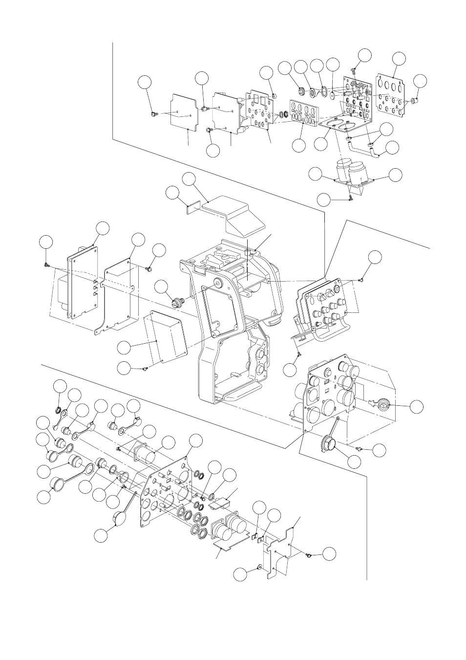 Rear case (1) assembly | Panasonic AK-HC3500 User Manual | Page 12 / 21