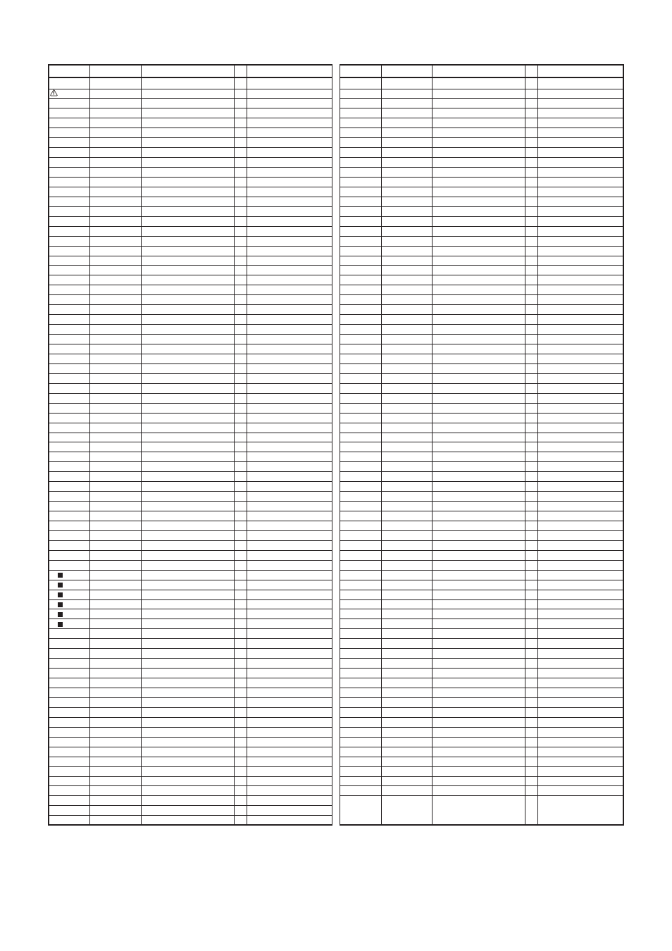 List, Rear case (1) assembly, Prt-12 | Panasonic AK-HC3500 User Manual | Page 13 / 21