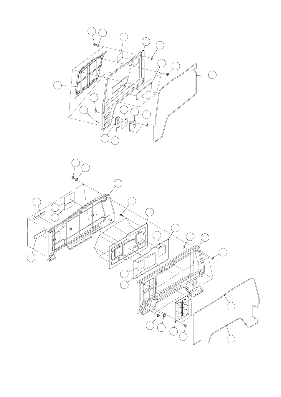 Side case assembly | Panasonic AK-HC3500 User Manual | Page 18 / 21